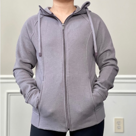 All In Motion Lavender Purple Hoodie Zipper Zip Up Sweatshirt Large - Picture 1 of 12